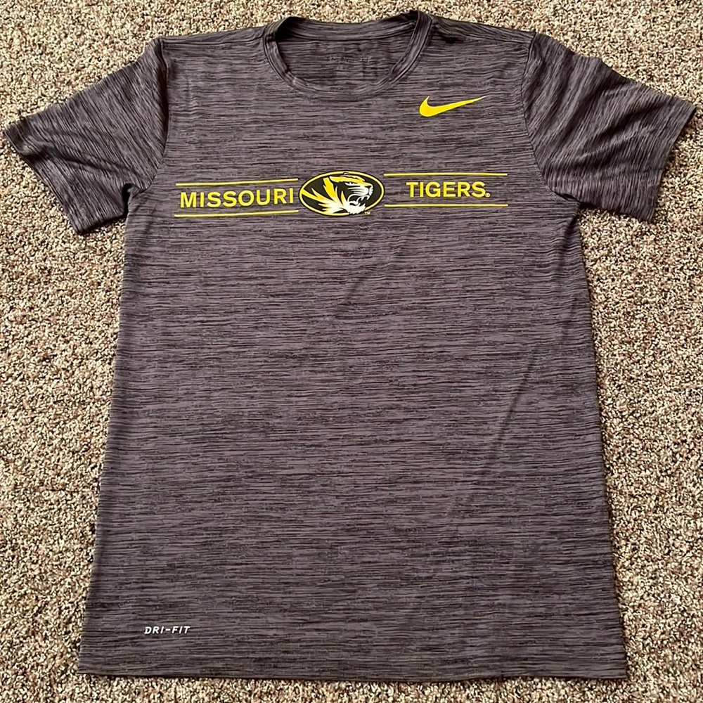 Nike | Gray Missouri Tigers Dri-Fit Short-Sleeve Tee